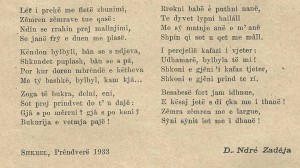 Origjinali i poezisë së Dom Ndre Zadejës