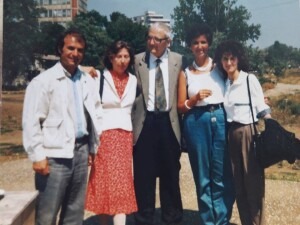 Naime Beqiraj me Martin Camaj  - Gusht 1990