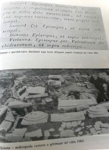 Letra dërguar Papës Golazit në vitin 494  - Emrat e ipeshkvijve Dardane