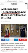 Gazeta Orthodox Times e paraqet me emrin: Theofanis!